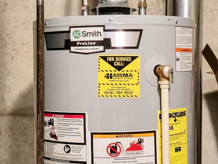water heater HVAC in Comstock Park, MI | Haisma Heating & Cooling